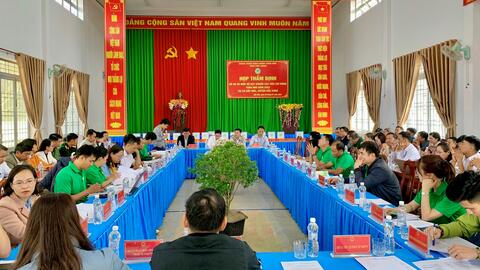 Văn phòng Điều phối nông thôn mới tỉnh Đắk Nông thẩm định các tiêu chí nông thôn mới tại xã Đắk Môl, huyện Đắk Song