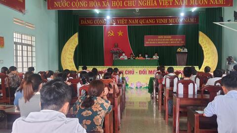 Hội nghị tiếp xúc cử tri sau Kỳ họp thứ nhất HĐND tỉnh khóa IV, HĐND huyện khóa V, nhiệm kỳ 2021-2026 tại huyện Đăk Song.
