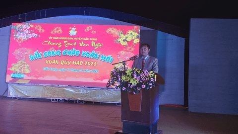 UBND huyện Đắk Song tổ chức chương trình văn nghệ chào mừng xuân Quý Mão năm 2023