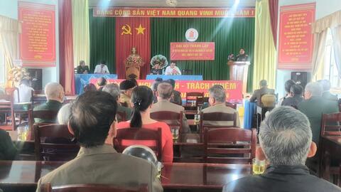 Chi hội Nạn nhân chất độc da cam/Dioxin xã Nam Bình huyện Đăk Song  tổ chức Đại hội khóa l, nhiệm kỳ 2022 – 2027
