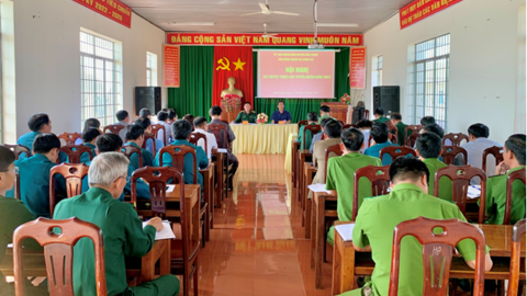 Ủy ban Nhân dân huyện Đăk Song tổ chức Hội nghị xét duyệt  thực lực tuyển quân năm 2023
