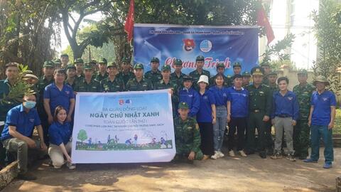 Sôi nổi chương trình “ tháng thanh niên “; “tháng 3 biên giới” tại xã biên giới Thuận Hạnh.